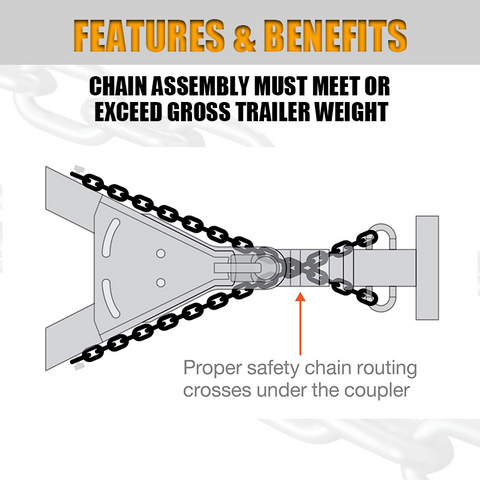 Trailer Tow Safety Chains